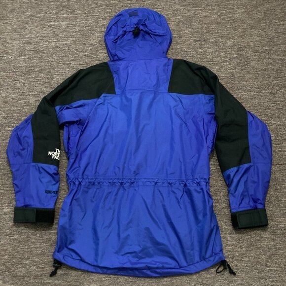 VTG 90s The North Face Jacket Men's Small Blue Black Gore-Tex Mountain Guide‎ - Picture 2 of 14